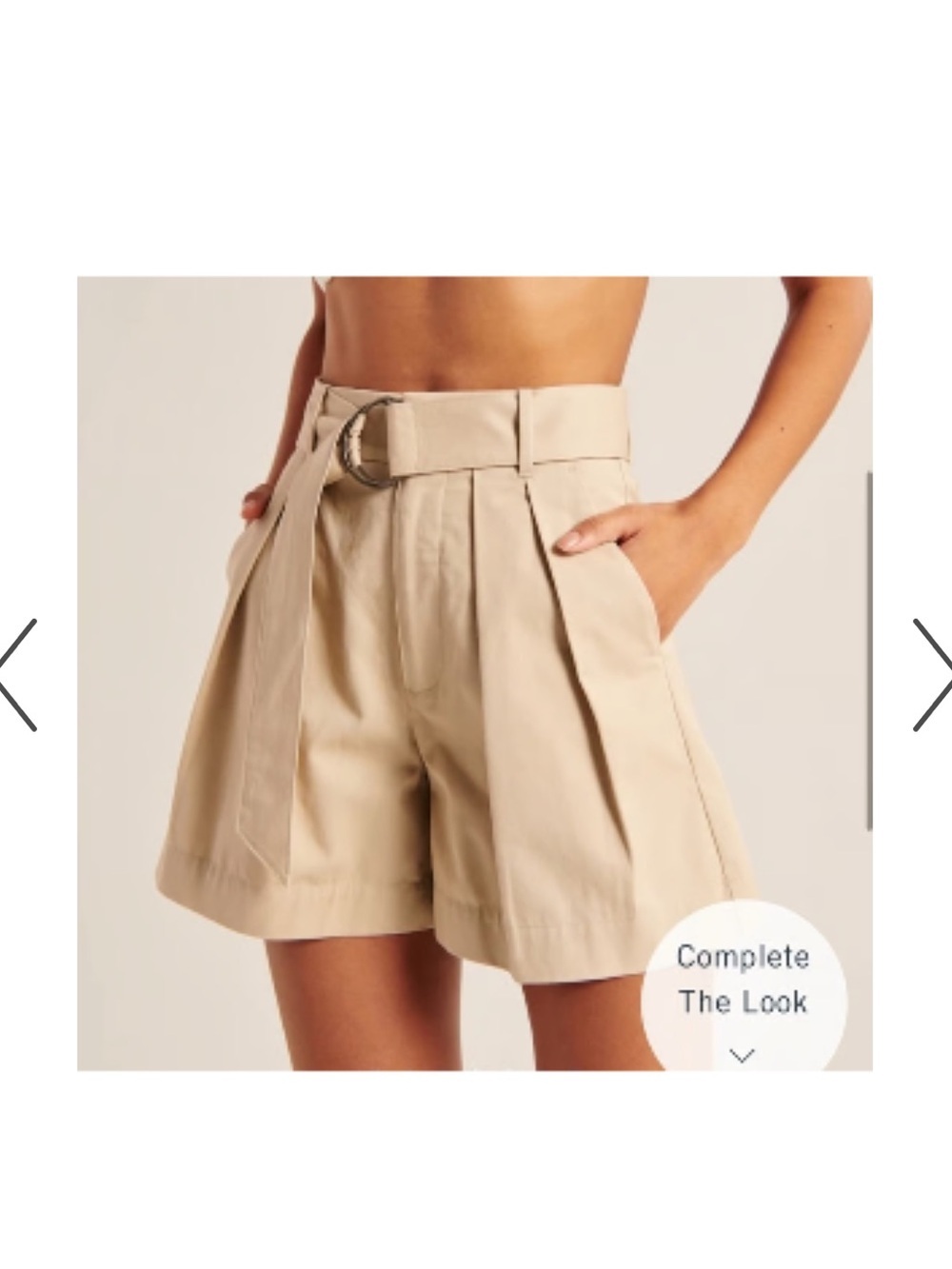 Abercrombie and Fitch Paper bag short